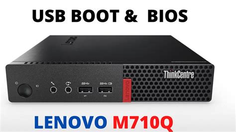 Some Lenovo products have a small Novo button on the side (next to the power button) that you can press (you might have to press and hold) to enter the BIOS setup utility. . Lenovo m710q bios key